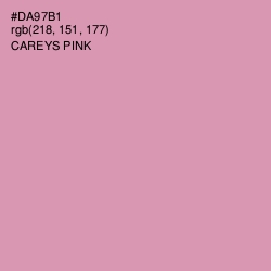 #DA97B1 - Careys Pink Color Image